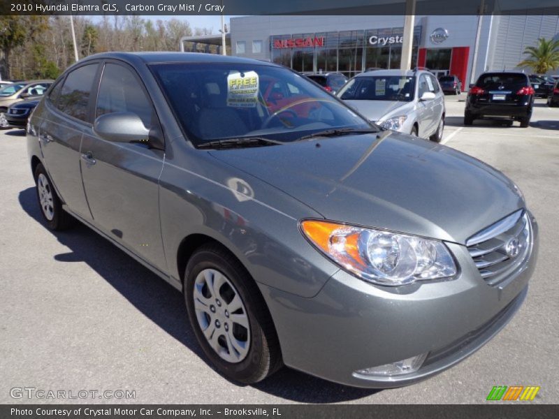 Carbon Gray Mist / Gray 2010 Hyundai Elantra GLS
