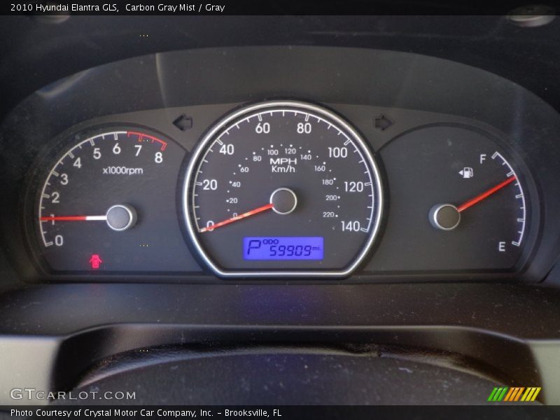 Carbon Gray Mist / Gray 2010 Hyundai Elantra GLS