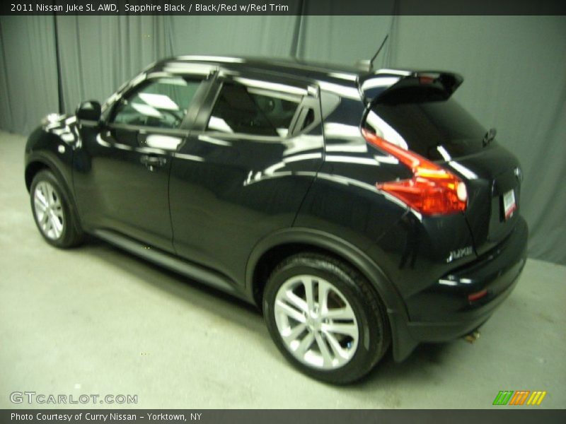 Sapphire Black / Black/Red w/Red Trim 2011 Nissan Juke SL AWD