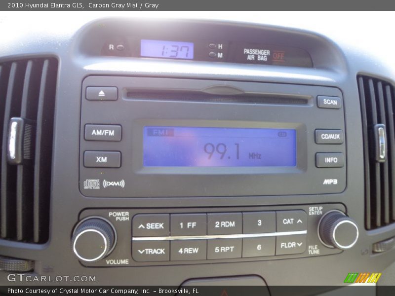 Carbon Gray Mist / Gray 2010 Hyundai Elantra GLS