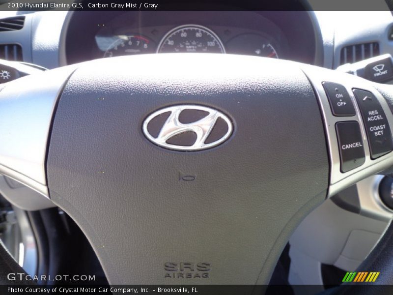 Carbon Gray Mist / Gray 2010 Hyundai Elantra GLS