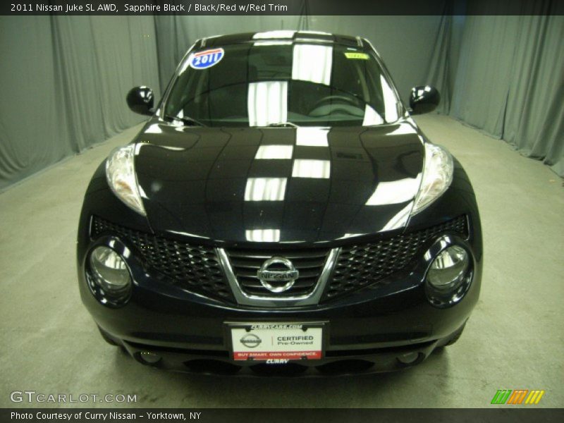 Sapphire Black / Black/Red w/Red Trim 2011 Nissan Juke SL AWD