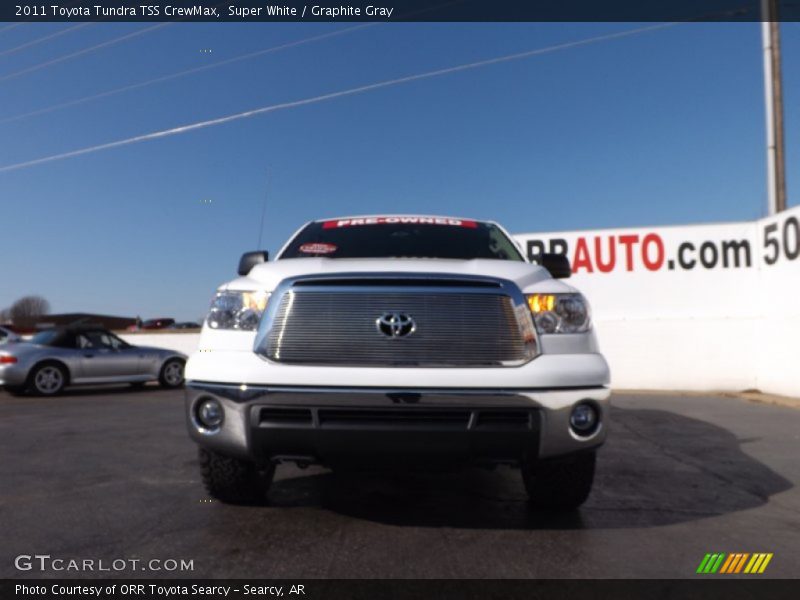 Super White / Graphite Gray 2011 Toyota Tundra TSS CrewMax
