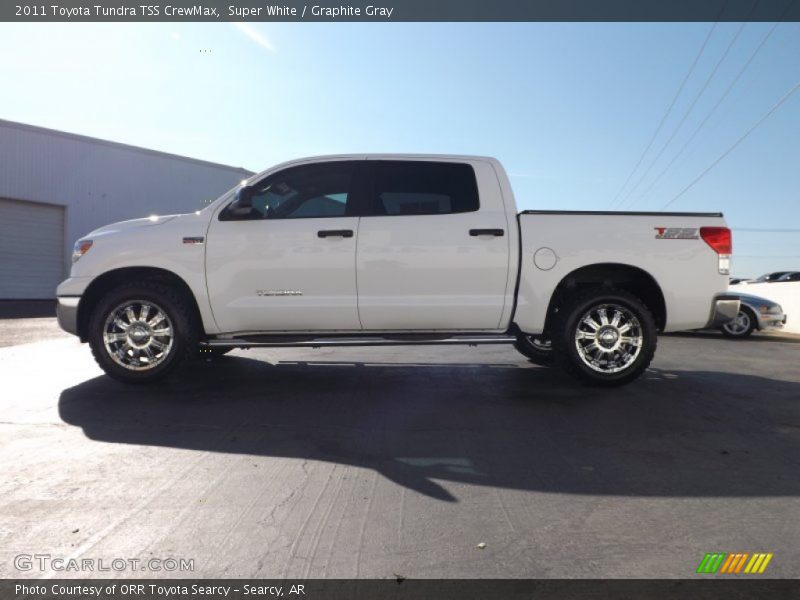 Super White / Graphite Gray 2011 Toyota Tundra TSS CrewMax