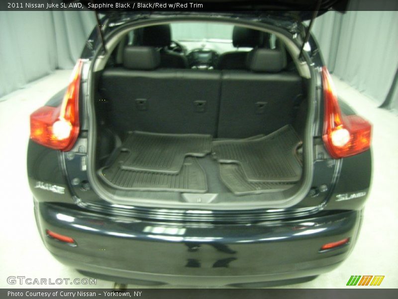 Sapphire Black / Black/Red w/Red Trim 2011 Nissan Juke SL AWD