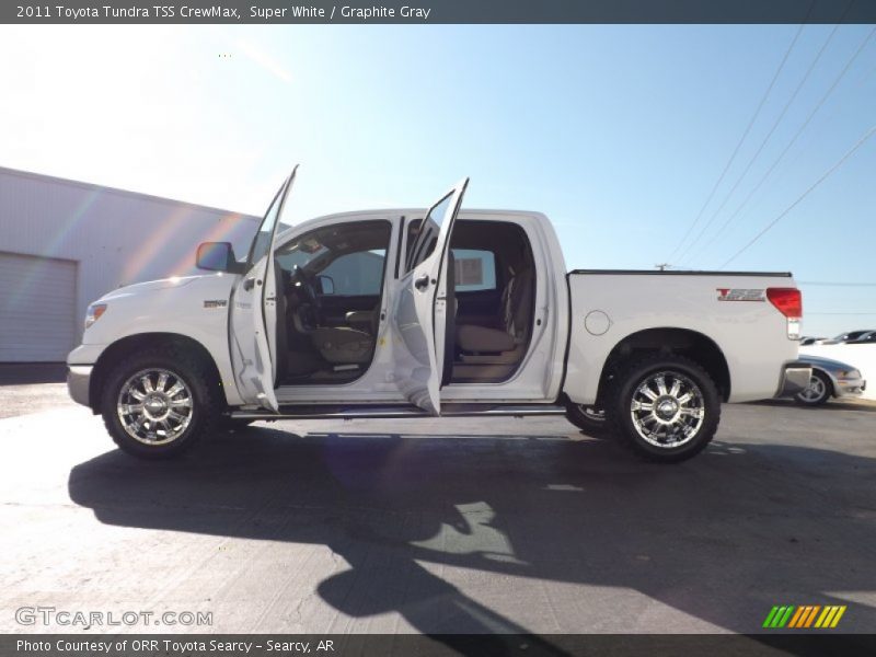 Super White / Graphite Gray 2011 Toyota Tundra TSS CrewMax