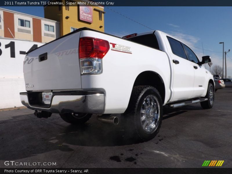 Super White / Graphite Gray 2011 Toyota Tundra TSS CrewMax
