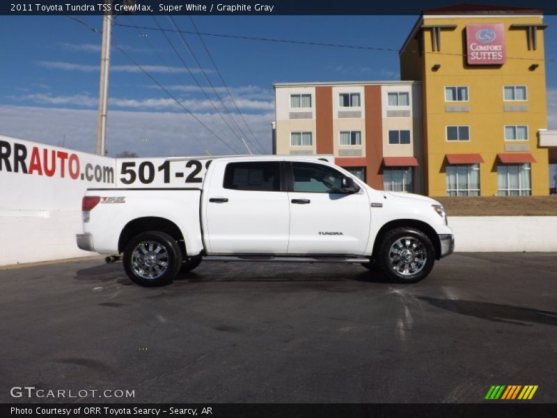 Super White / Graphite Gray 2011 Toyota Tundra TSS CrewMax