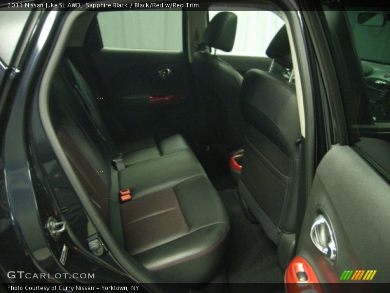 Sapphire Black / Black/Red w/Red Trim 2011 Nissan Juke SL AWD