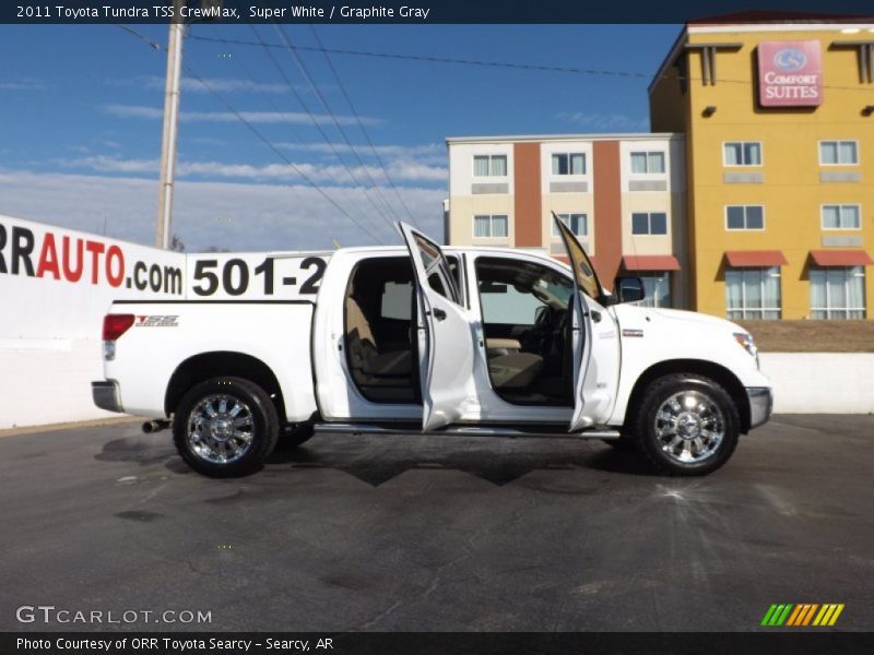 Super White / Graphite Gray 2011 Toyota Tundra TSS CrewMax