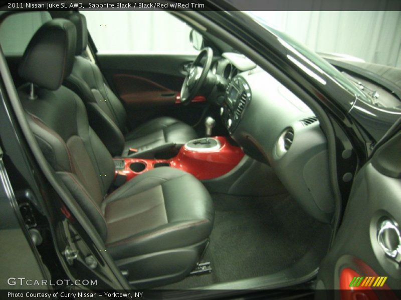 Sapphire Black / Black/Red w/Red Trim 2011 Nissan Juke SL AWD