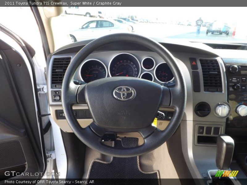 Super White / Graphite Gray 2011 Toyota Tundra TSS CrewMax