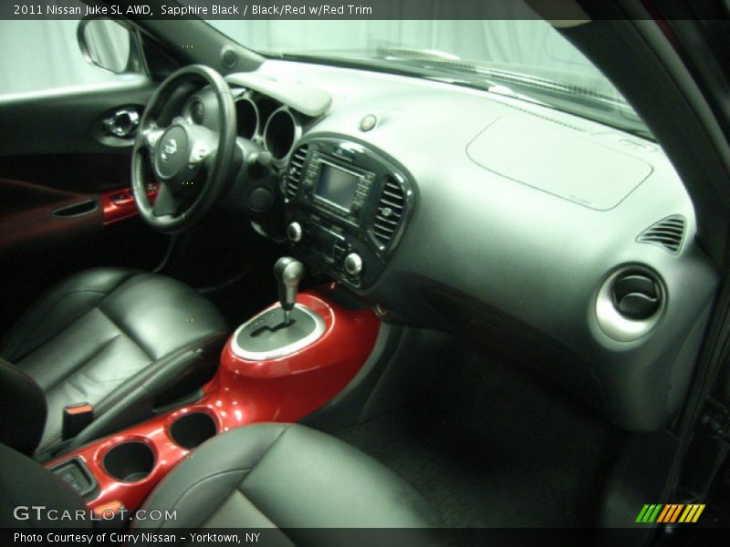 Sapphire Black / Black/Red w/Red Trim 2011 Nissan Juke SL AWD
