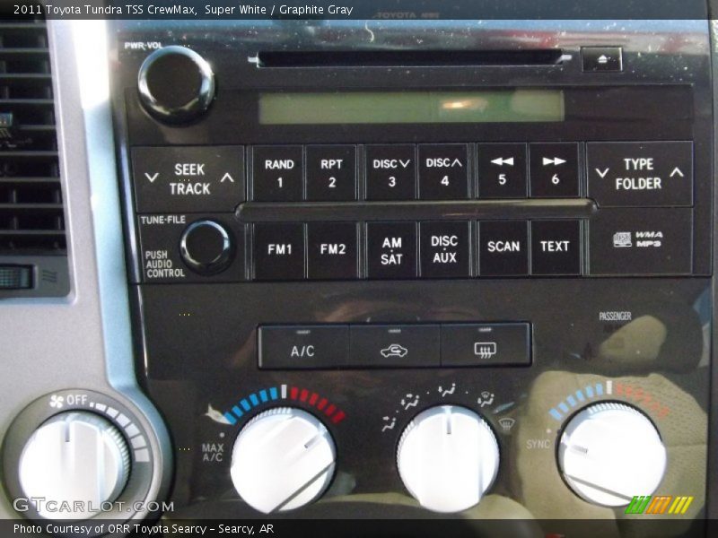 Super White / Graphite Gray 2011 Toyota Tundra TSS CrewMax
