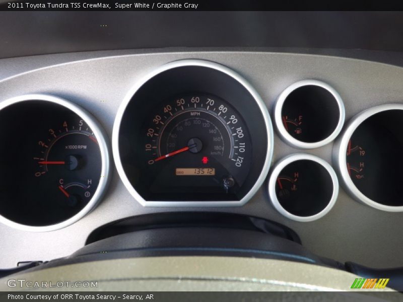 Super White / Graphite Gray 2011 Toyota Tundra TSS CrewMax