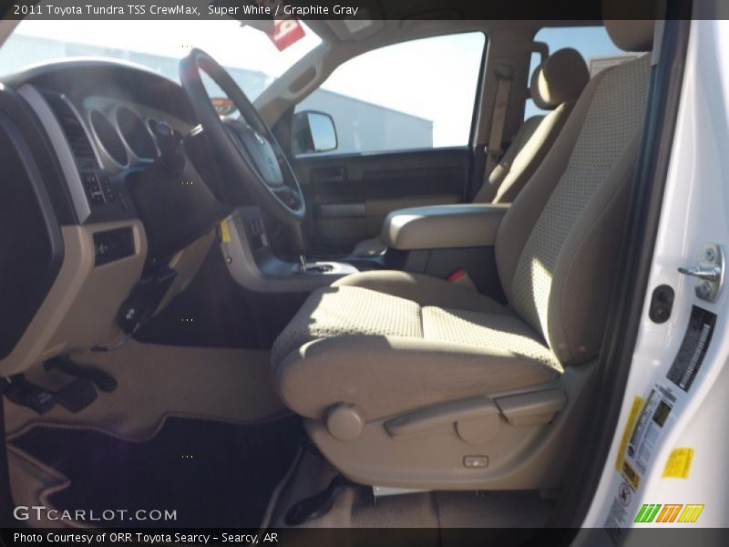 Super White / Graphite Gray 2011 Toyota Tundra TSS CrewMax