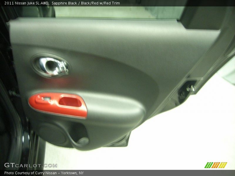 Sapphire Black / Black/Red w/Red Trim 2011 Nissan Juke SL AWD