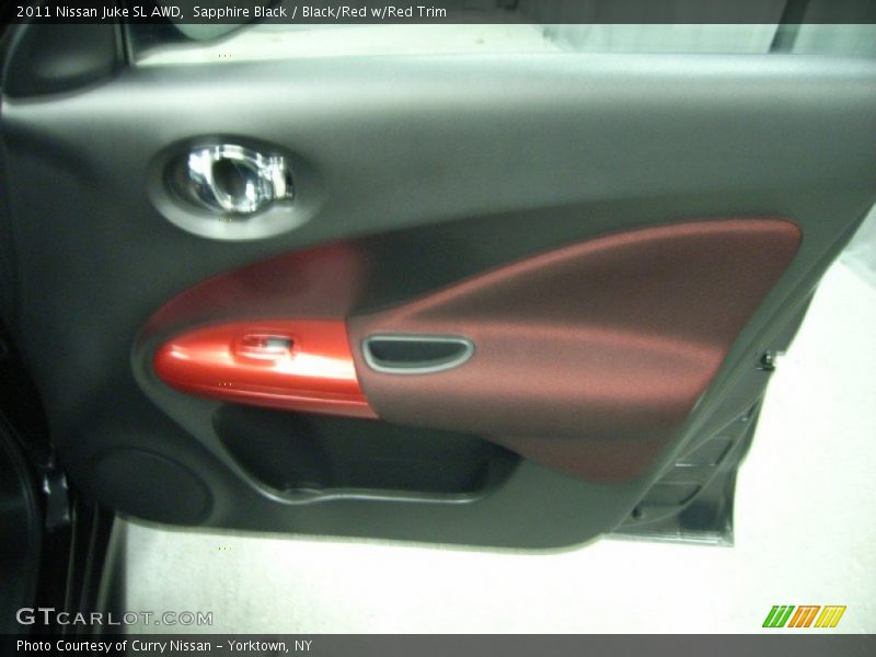 Sapphire Black / Black/Red w/Red Trim 2011 Nissan Juke SL AWD