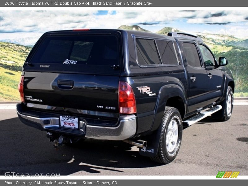 Black Sand Pearl / Graphite Gray 2006 Toyota Tacoma V6 TRD Double Cab 4x4