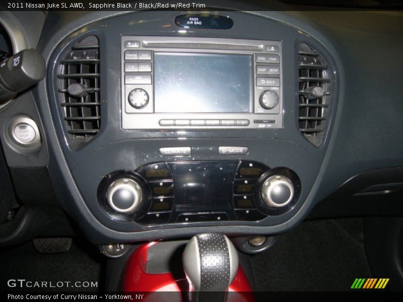 Sapphire Black / Black/Red w/Red Trim 2011 Nissan Juke SL AWD