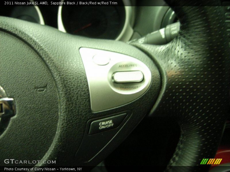 Sapphire Black / Black/Red w/Red Trim 2011 Nissan Juke SL AWD