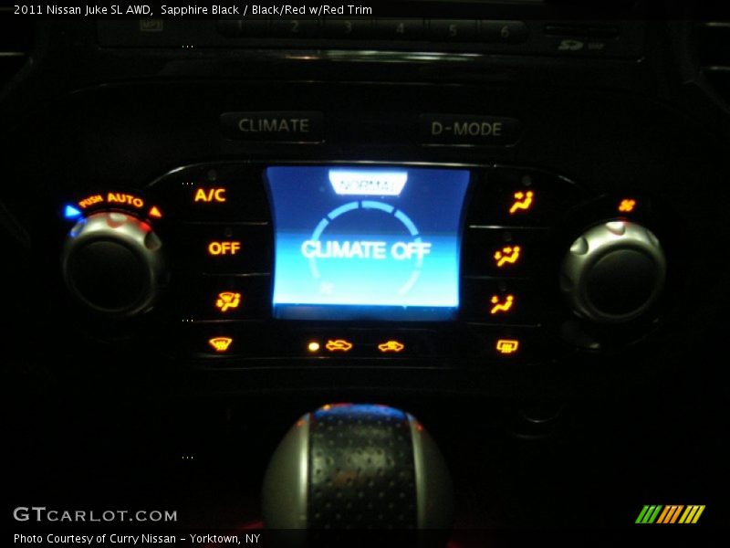 Sapphire Black / Black/Red w/Red Trim 2011 Nissan Juke SL AWD