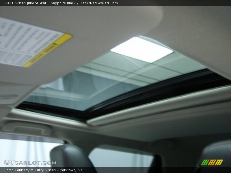 Sapphire Black / Black/Red w/Red Trim 2011 Nissan Juke SL AWD