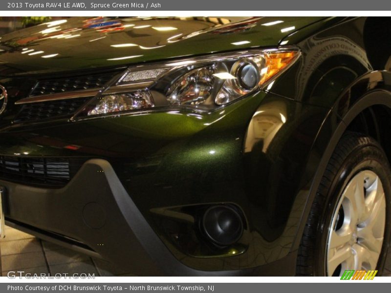 Spruce Green Mica / Ash 2013 Toyota RAV4 LE AWD