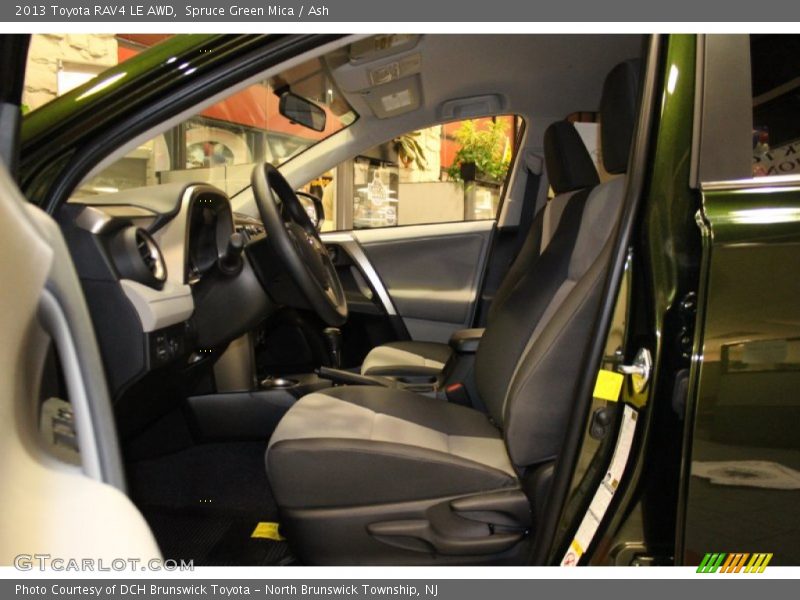 Spruce Green Mica / Ash 2013 Toyota RAV4 LE AWD