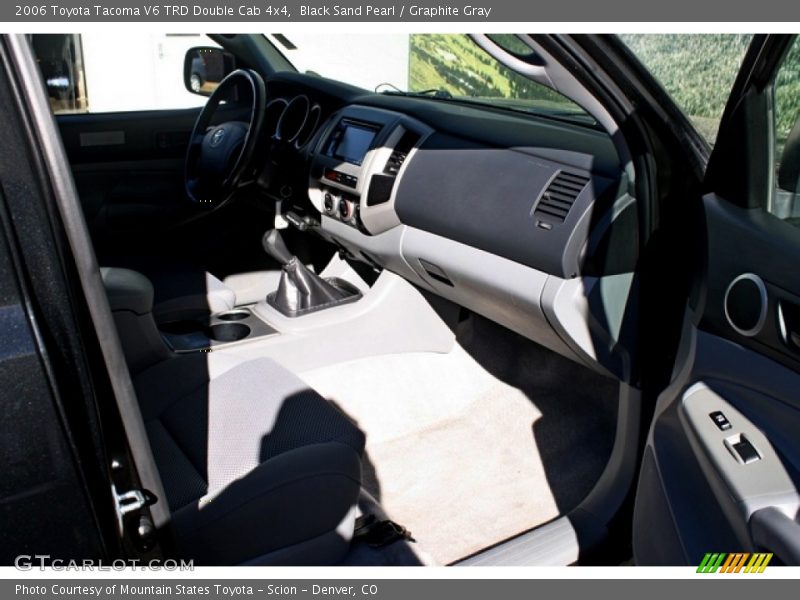 Black Sand Pearl / Graphite Gray 2006 Toyota Tacoma V6 TRD Double Cab 4x4