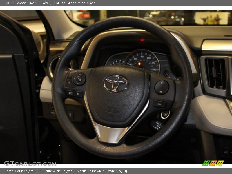 Spruce Green Mica / Ash 2013 Toyota RAV4 LE AWD