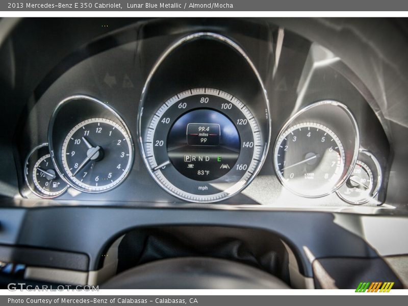 Lunar Blue Metallic / Almond/Mocha 2013 Mercedes-Benz E 350 Cabriolet
