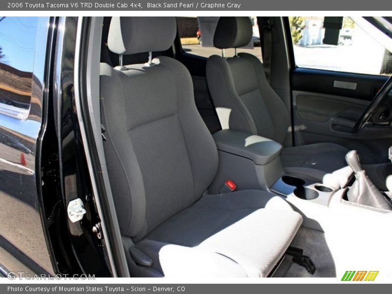 Black Sand Pearl / Graphite Gray 2006 Toyota Tacoma V6 TRD Double Cab 4x4