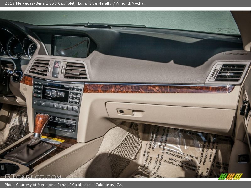 Lunar Blue Metallic / Almond/Mocha 2013 Mercedes-Benz E 350 Cabriolet