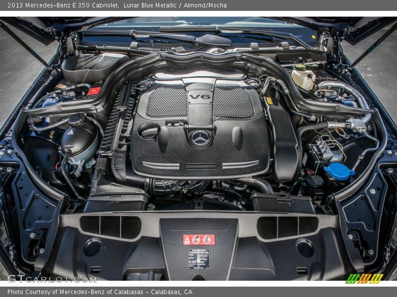 Lunar Blue Metallic / Almond/Mocha 2013 Mercedes-Benz E 350 Cabriolet
