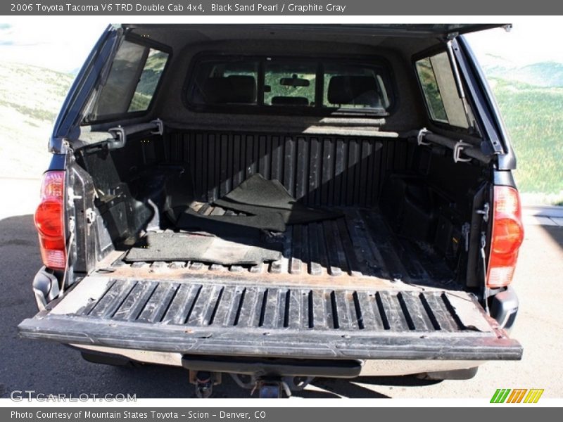 Black Sand Pearl / Graphite Gray 2006 Toyota Tacoma V6 TRD Double Cab 4x4