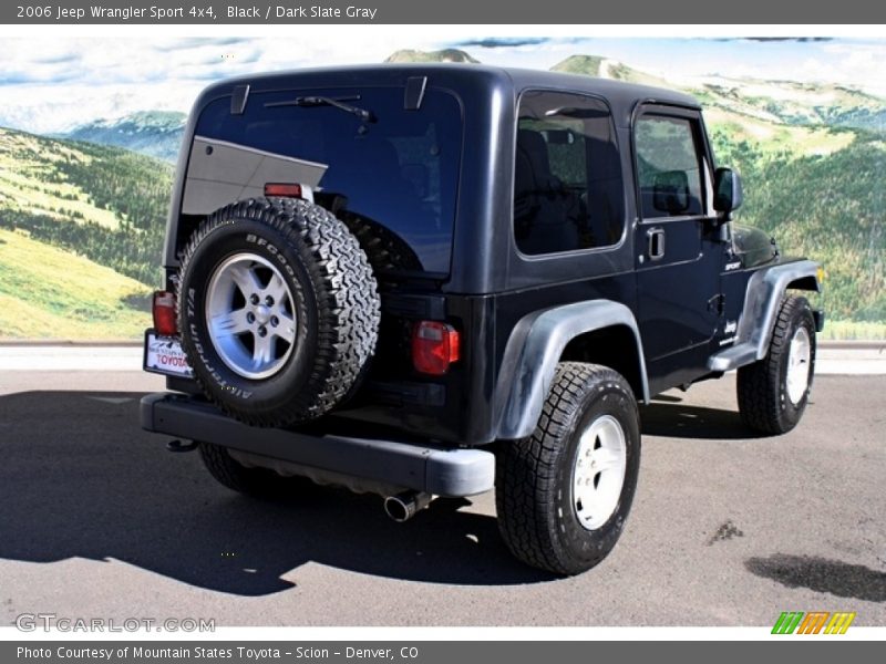 Black / Dark Slate Gray 2006 Jeep Wrangler Sport 4x4