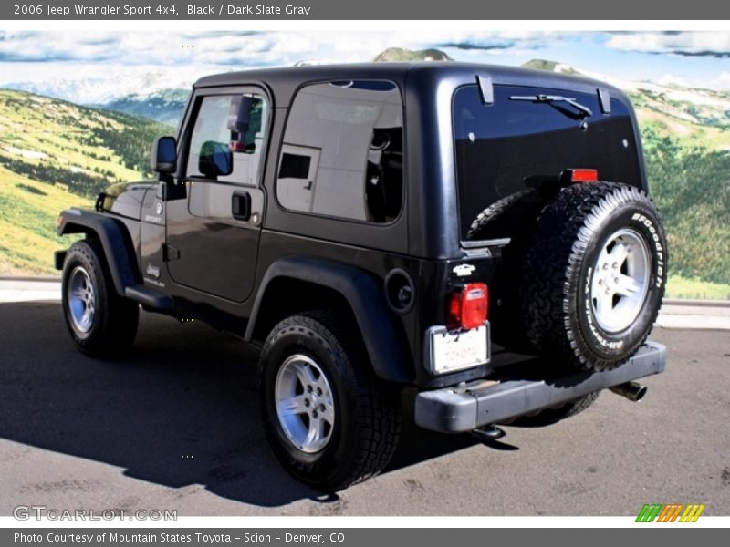 Black / Dark Slate Gray 2006 Jeep Wrangler Sport 4x4