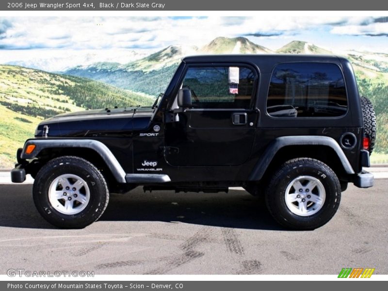 Black / Dark Slate Gray 2006 Jeep Wrangler Sport 4x4