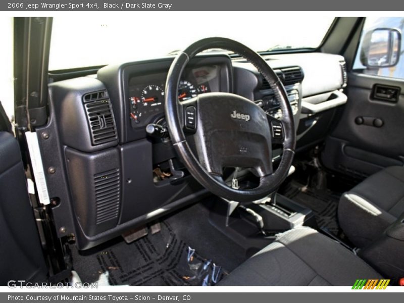 Dark Slate Gray Interior - 2006 Wrangler Sport 4x4 