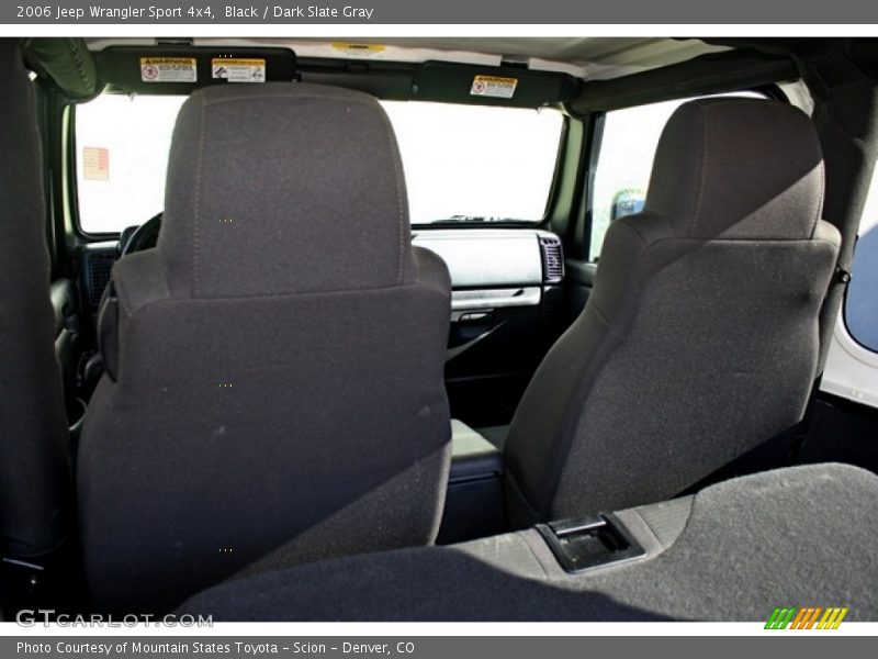 Black / Dark Slate Gray 2006 Jeep Wrangler Sport 4x4
