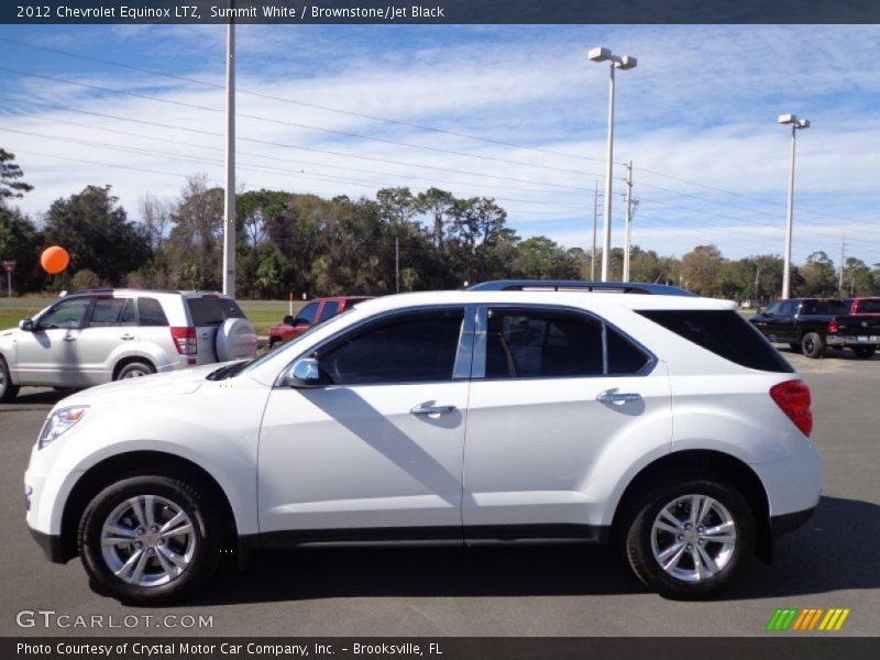 Summit White / Brownstone/Jet Black 2012 Chevrolet Equinox LTZ