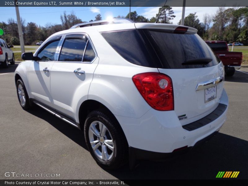 Summit White / Brownstone/Jet Black 2012 Chevrolet Equinox LTZ