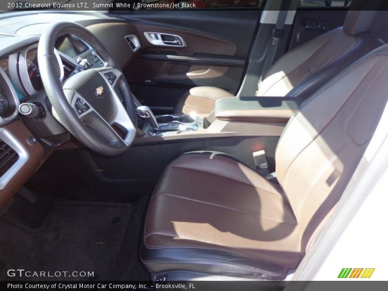 Summit White / Brownstone/Jet Black 2012 Chevrolet Equinox LTZ