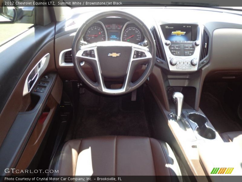Summit White / Brownstone/Jet Black 2012 Chevrolet Equinox LTZ