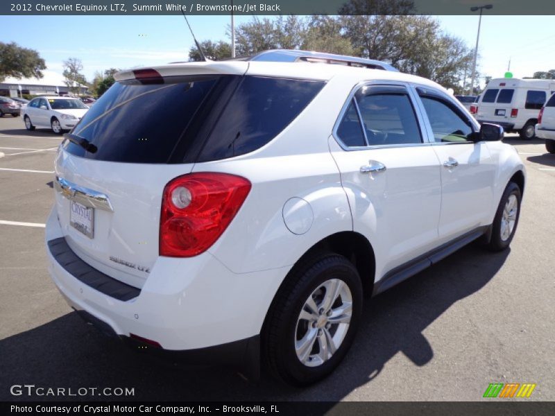 Summit White / Brownstone/Jet Black 2012 Chevrolet Equinox LTZ