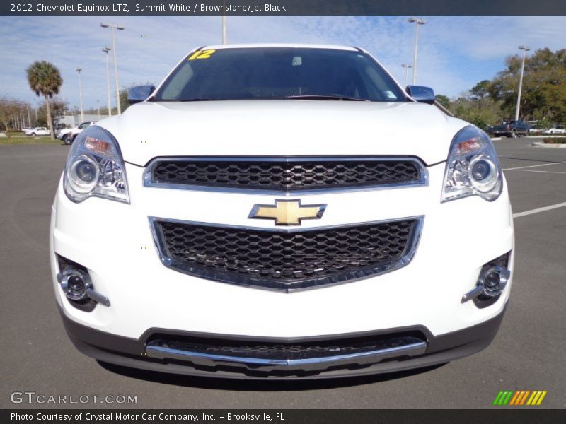 Summit White / Brownstone/Jet Black 2012 Chevrolet Equinox LTZ