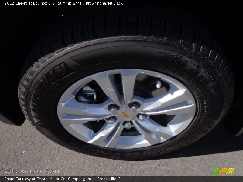 Summit White / Brownstone/Jet Black 2012 Chevrolet Equinox LTZ