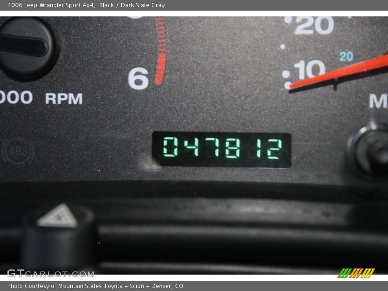 Black / Dark Slate Gray 2006 Jeep Wrangler Sport 4x4
