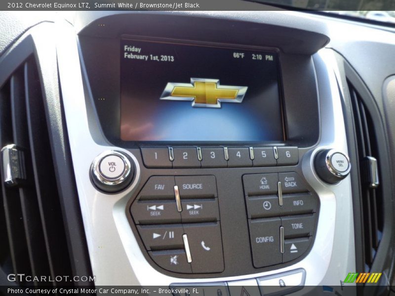 Summit White / Brownstone/Jet Black 2012 Chevrolet Equinox LTZ